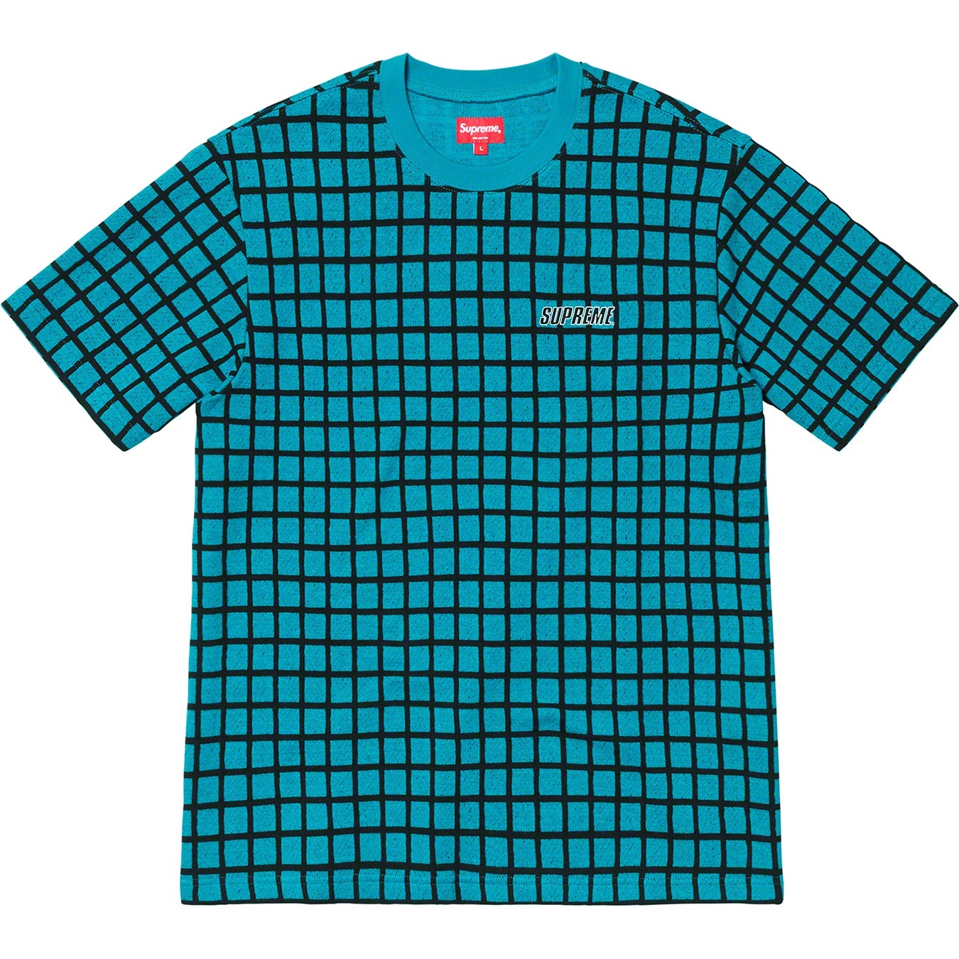 Grid Jacquard S/S Top view 6